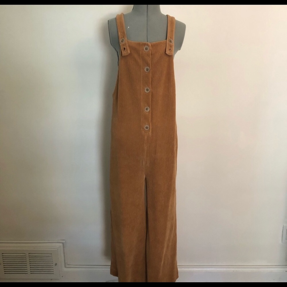 Madewell Texture & Thread Velour Overalls
